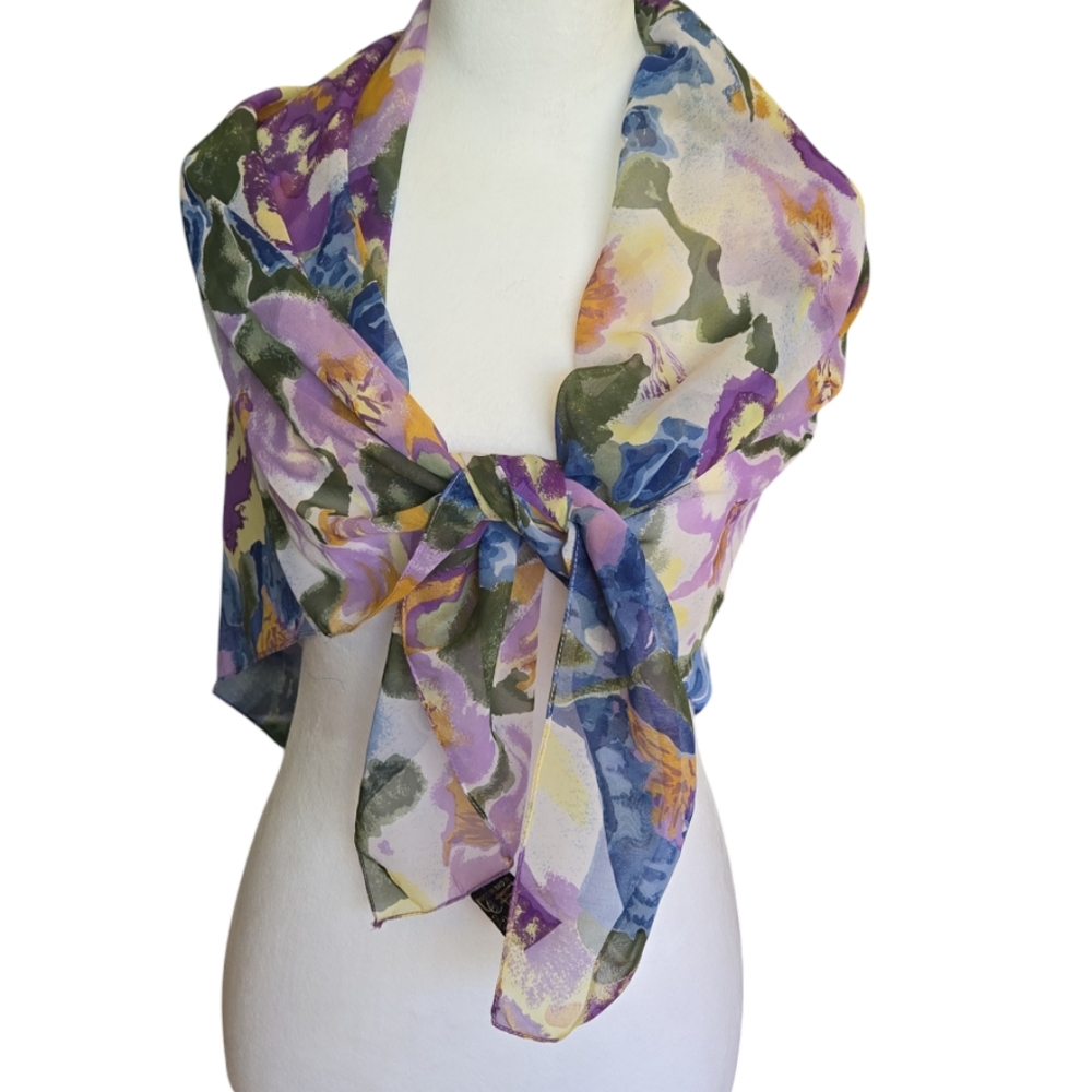 Beautiful Honey Floral Scarf